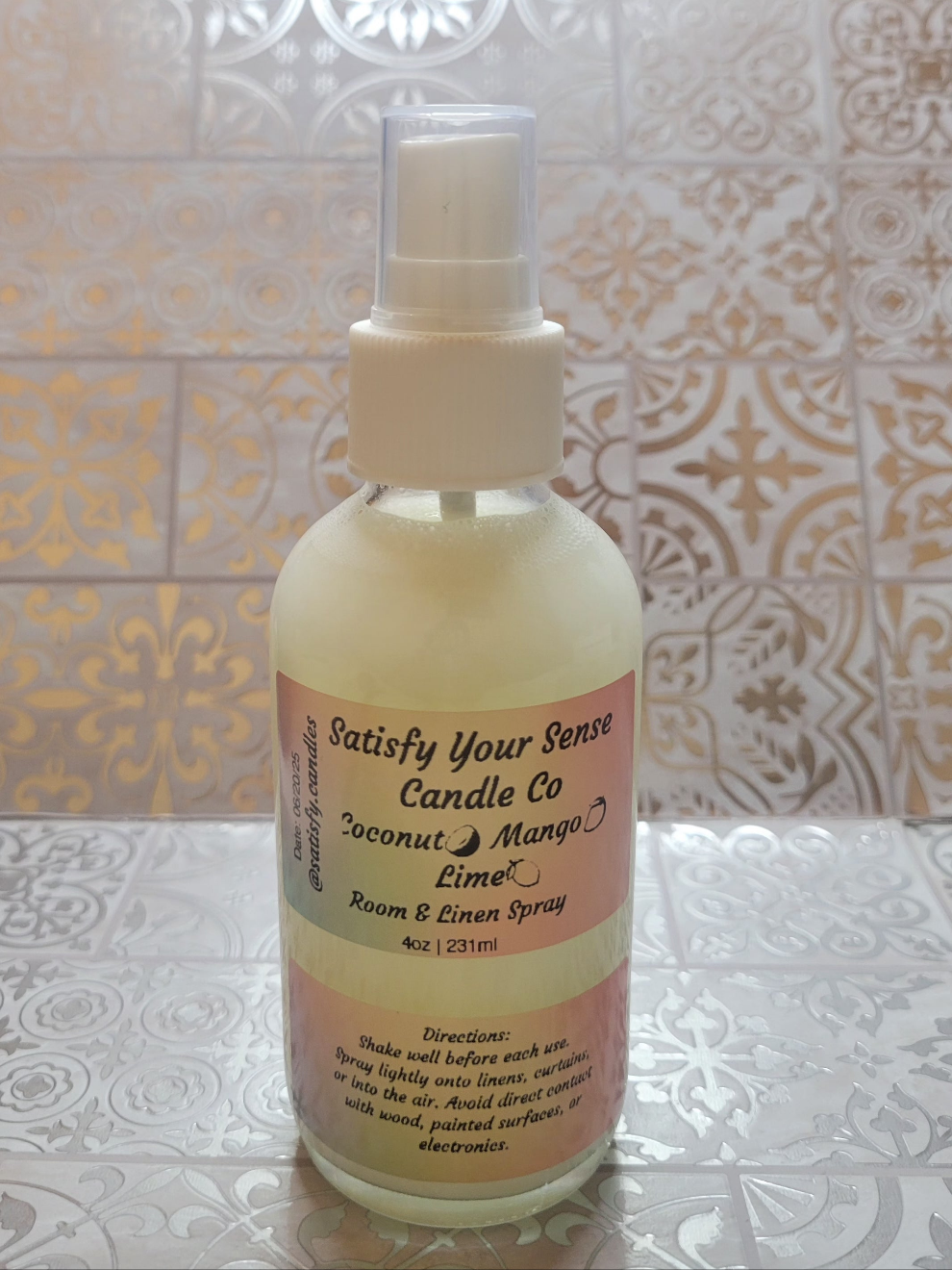 4oz Coconut Mango Lime Room Spray