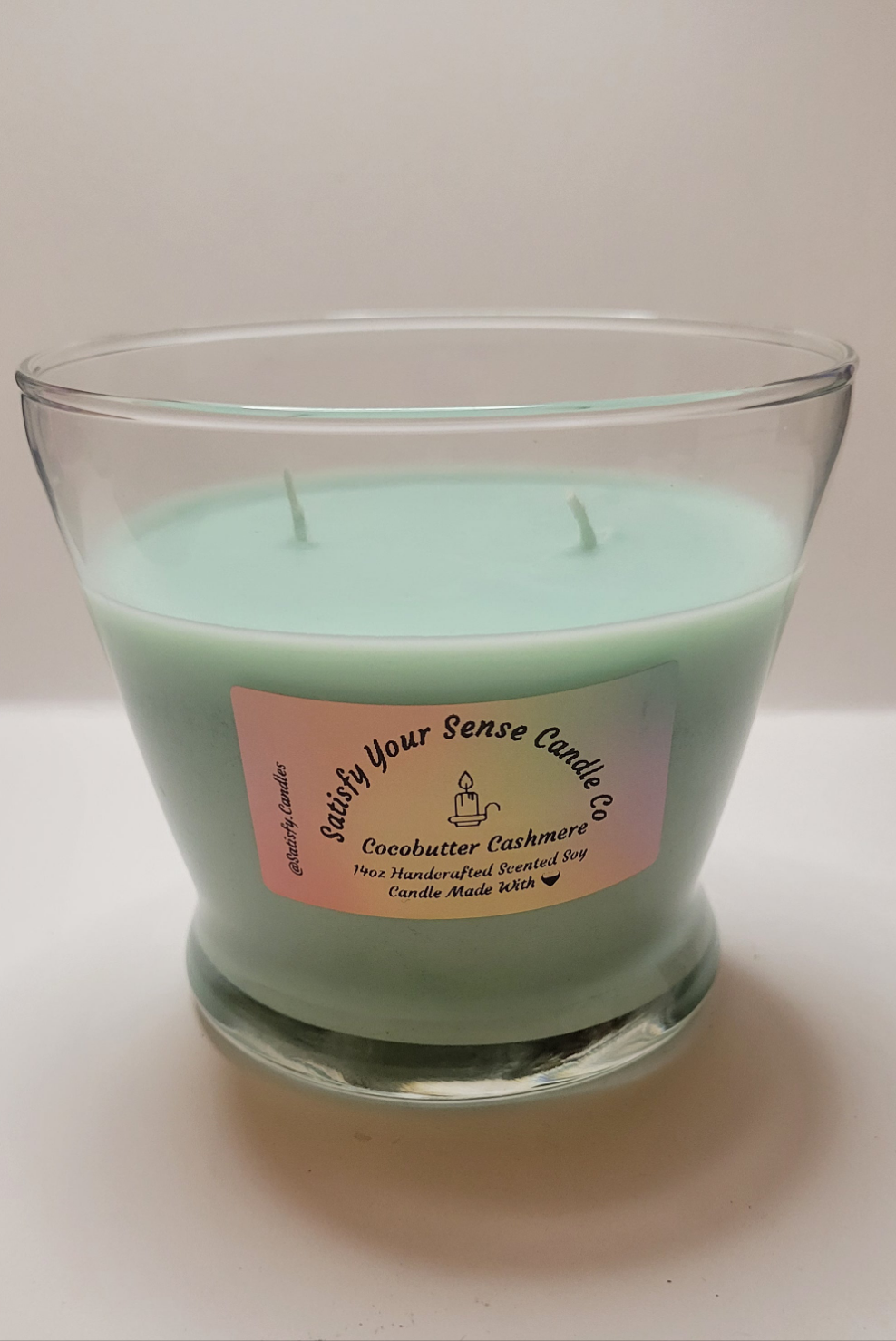 14oz Cocoa Butter Cashmere Candle Burn Time: 65-70 Hours