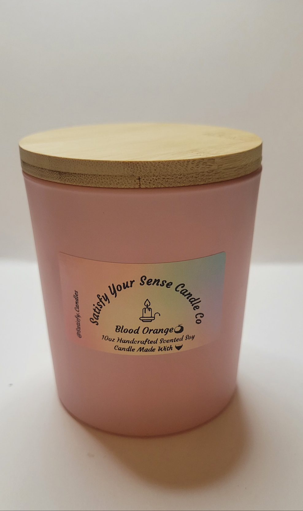 10oz Blood Orange Candle Burn Time: 45-50 Hours