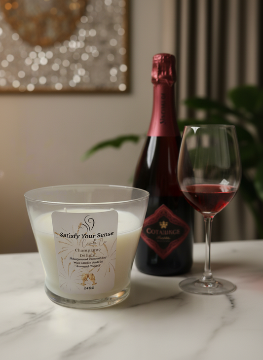 14oz Champagne Delight Scented Candle