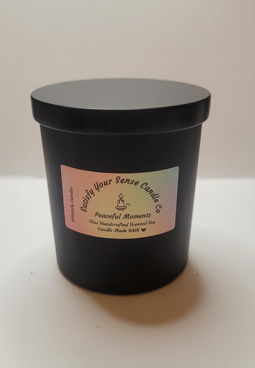 10oz Peaceful Moments Candle Burn Time: 45-50 Hours