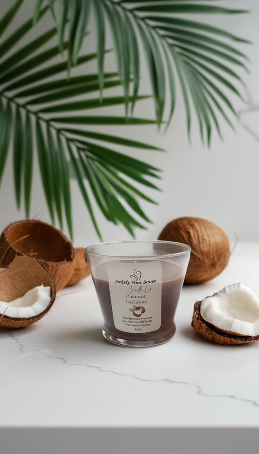 14oz Coconut Harmony Scented Candle