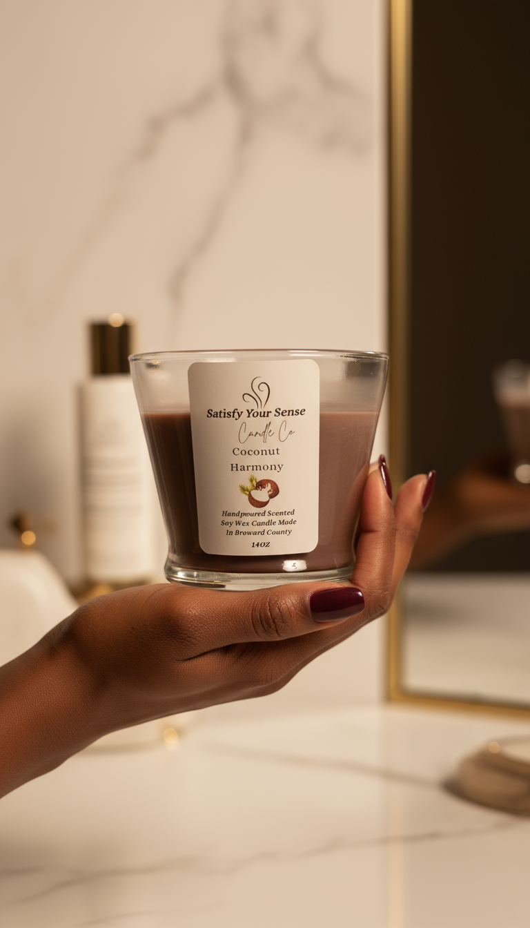 14oz Coconut Harmony Scented Candle