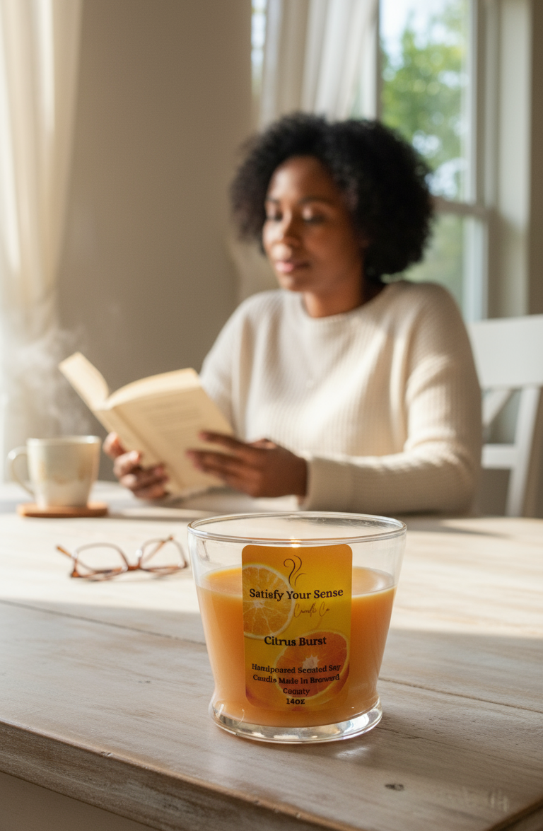 14oz Citrus Burst Scented Candle