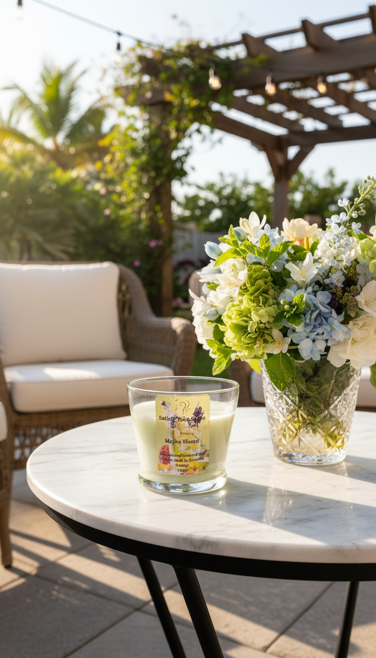 14oz Mojito Blossom Candle