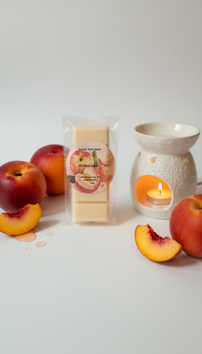 Scented Georgia Peach Snap Bar Wax Melts
