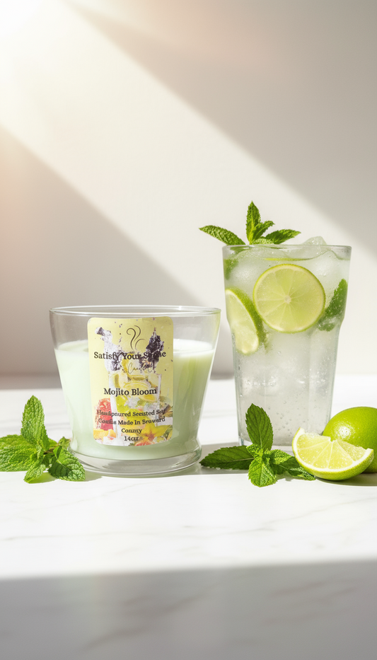 14oz Mojito Blossom Candle