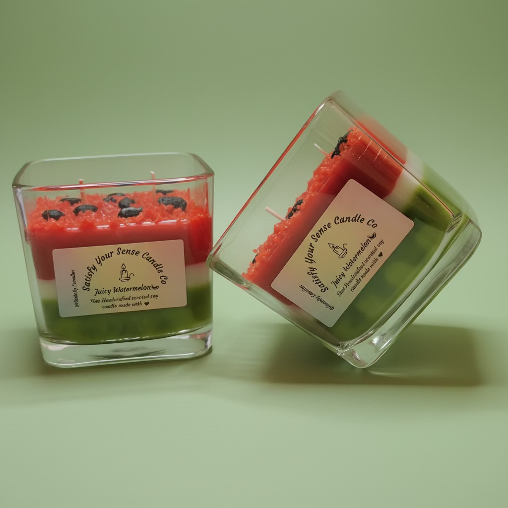12oz Juicy Watermelon Scented Candle