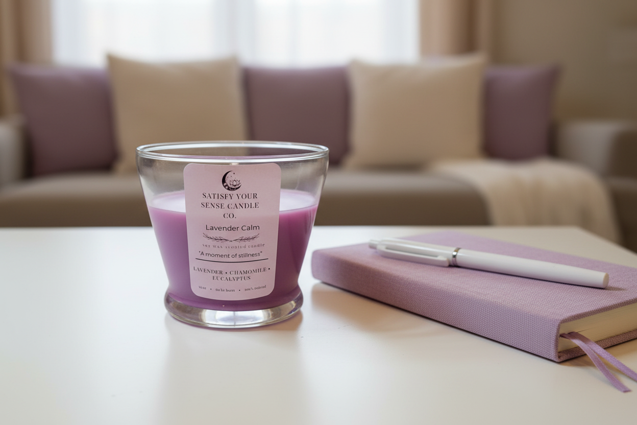 14oz Lavender Calm Scented Candle