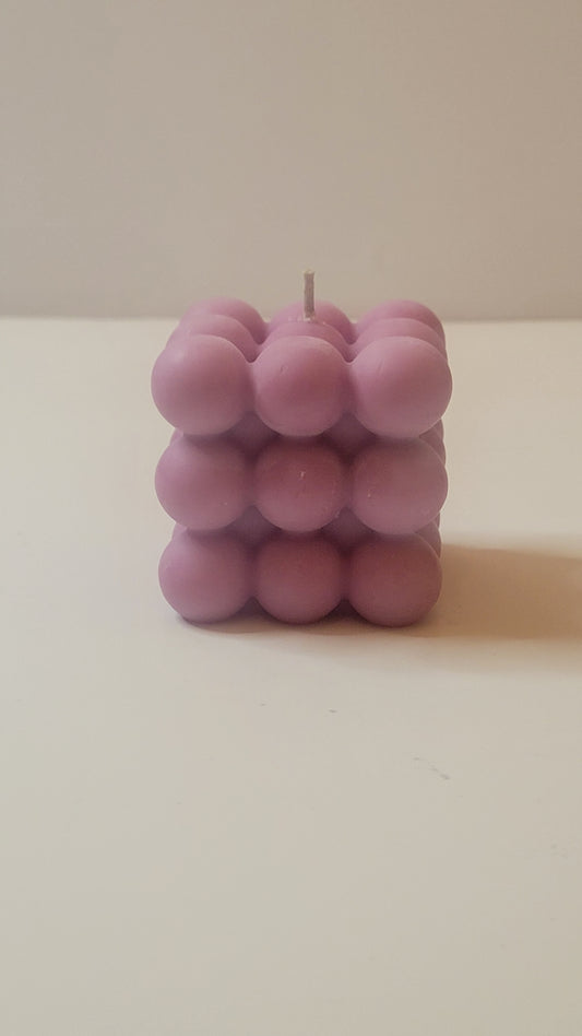 Lavender Calm Scented Bubble Candle
