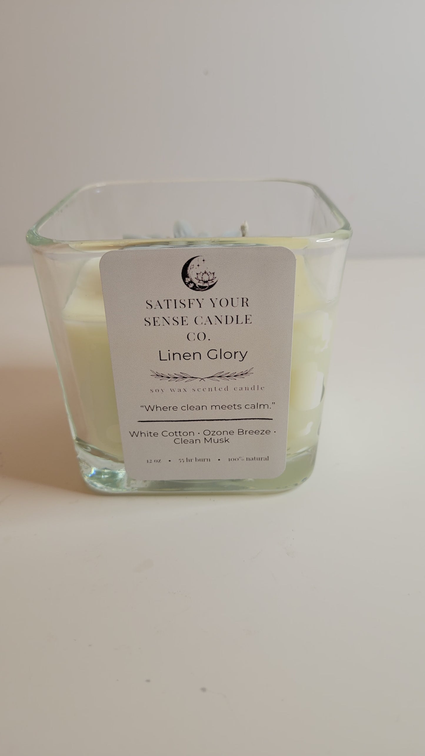 12oz Linen Glory Scented Candle