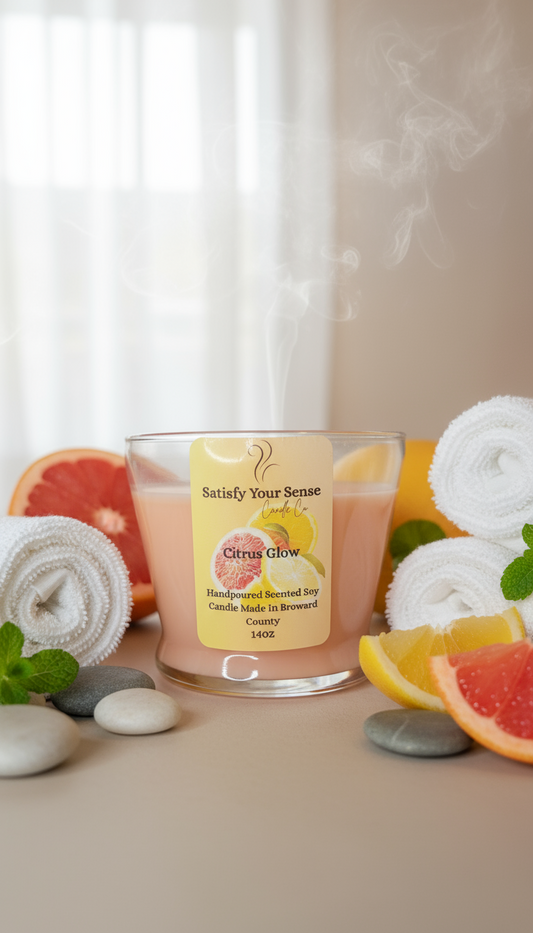 14oz Citrus Glow Scented Candle