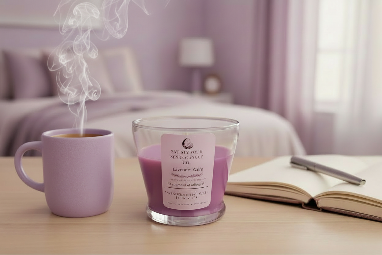 14oz Lavender Calm Scented Candle