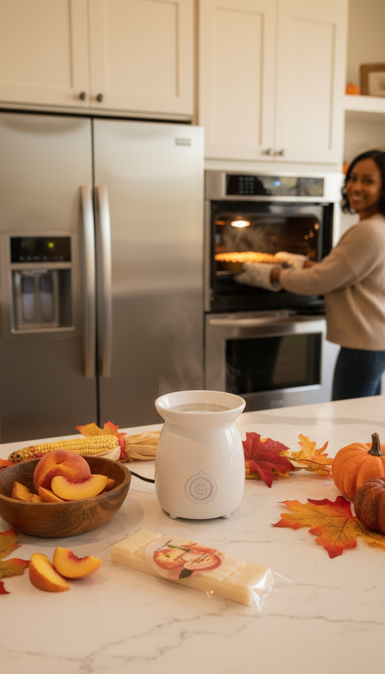 Scented Georgia Peach Snap Bar Wax Melts