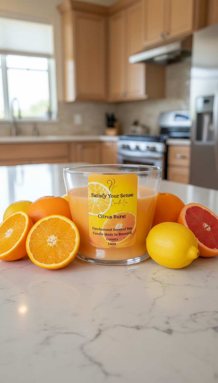 14oz Citrus Burst Scented Candle