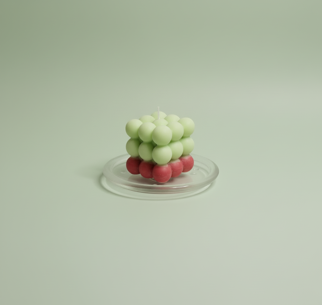 Georgia Dew Scented Bubble Candle