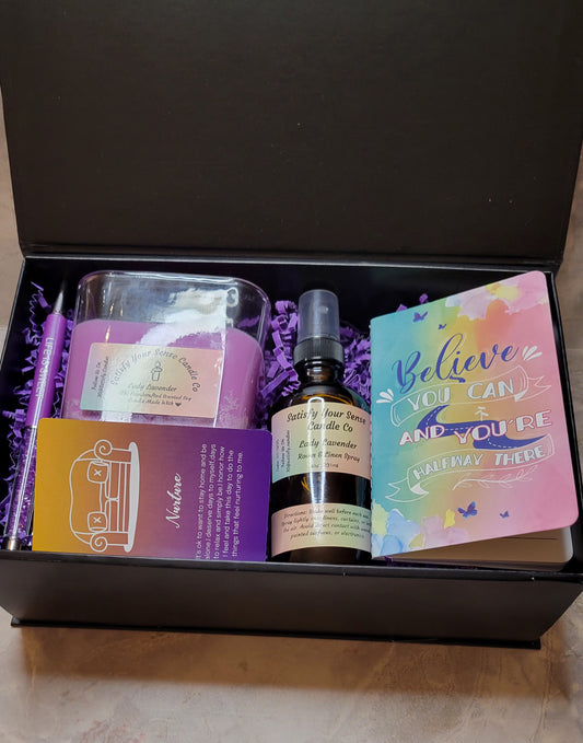 5 Piece Lavender & Light Calming Gift Set