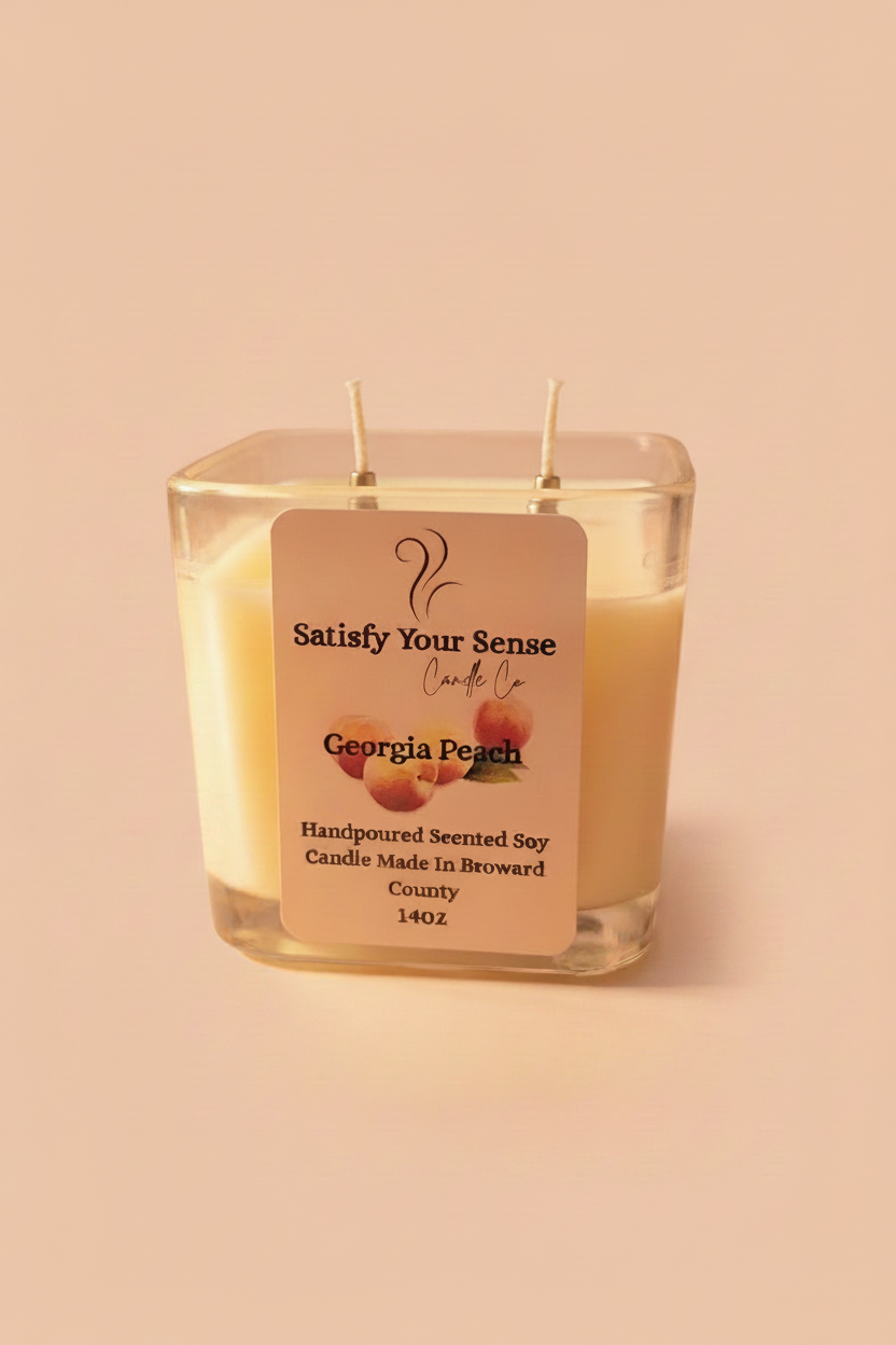 12oz Georgia Peach Scented Candle