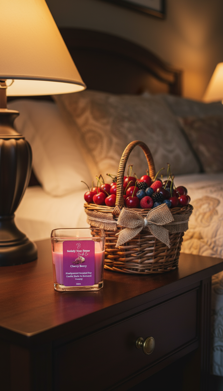 12oz Cherry Berry Scented Candle