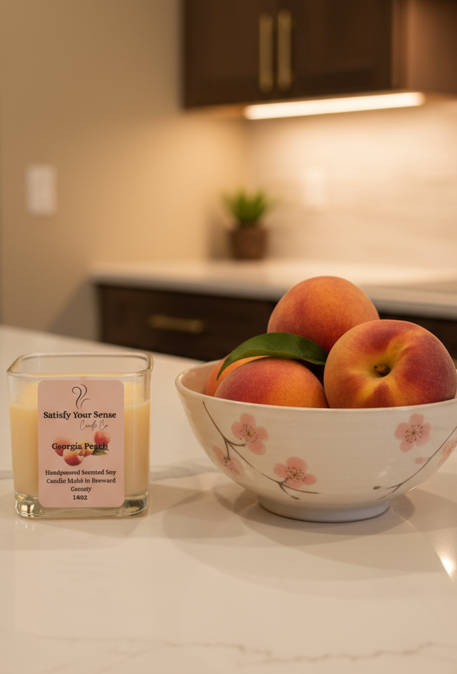 12oz Georgia Peach Candle